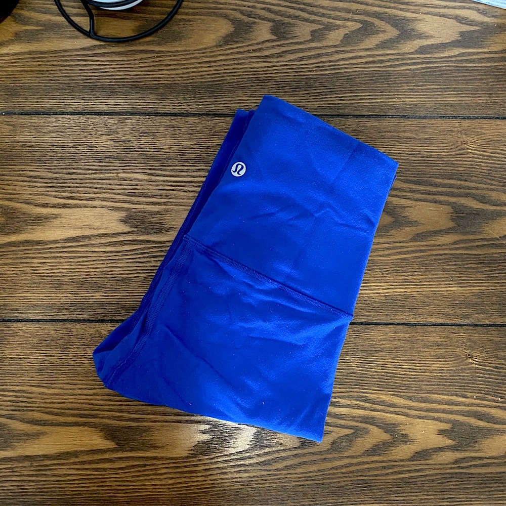 Lululemon leggings blue wunderunder size 2